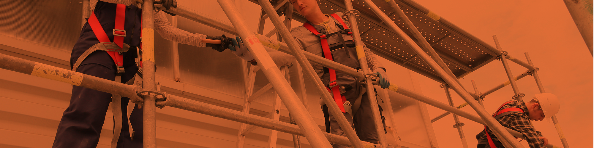 Shrink wrapped scaffold structure